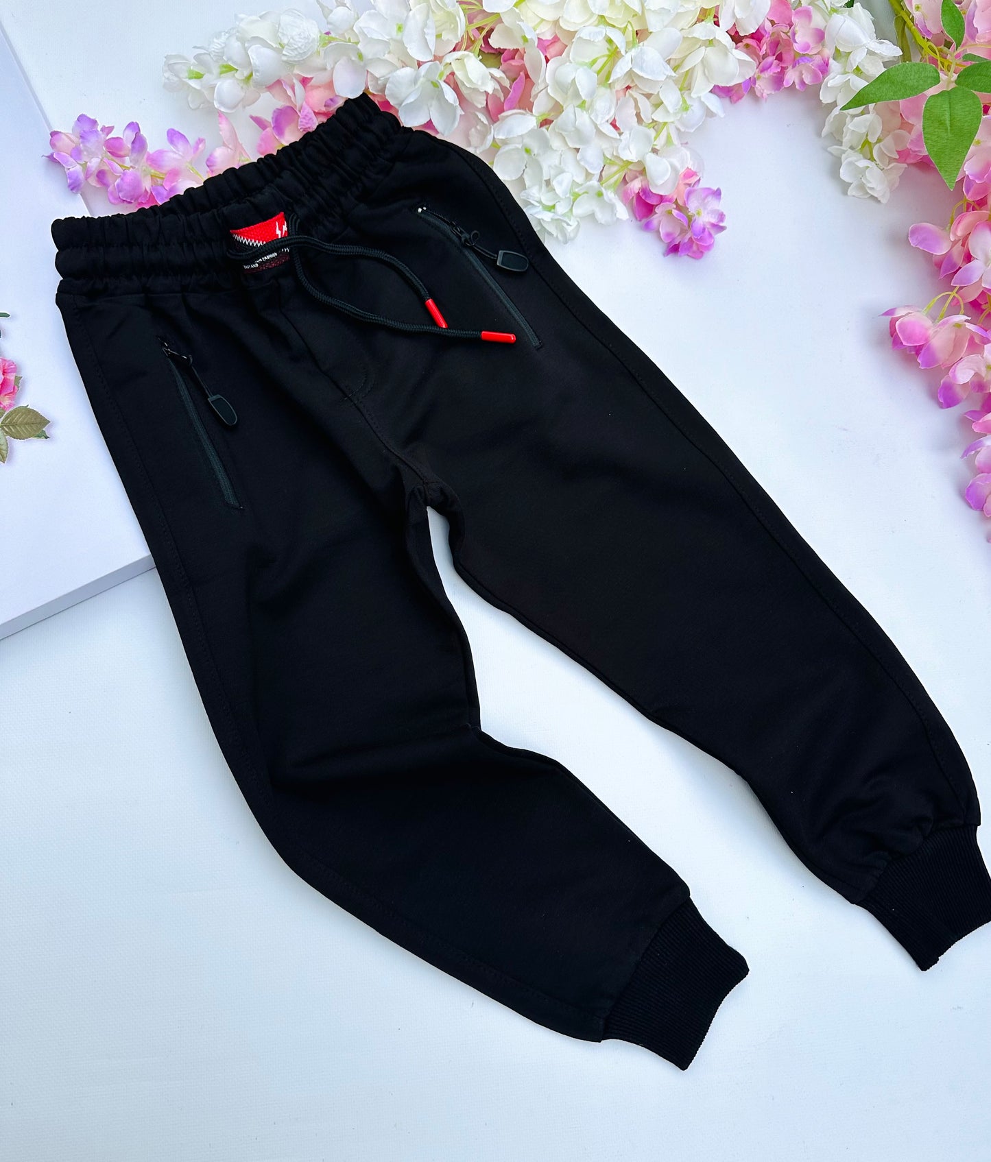 Black cotton pants