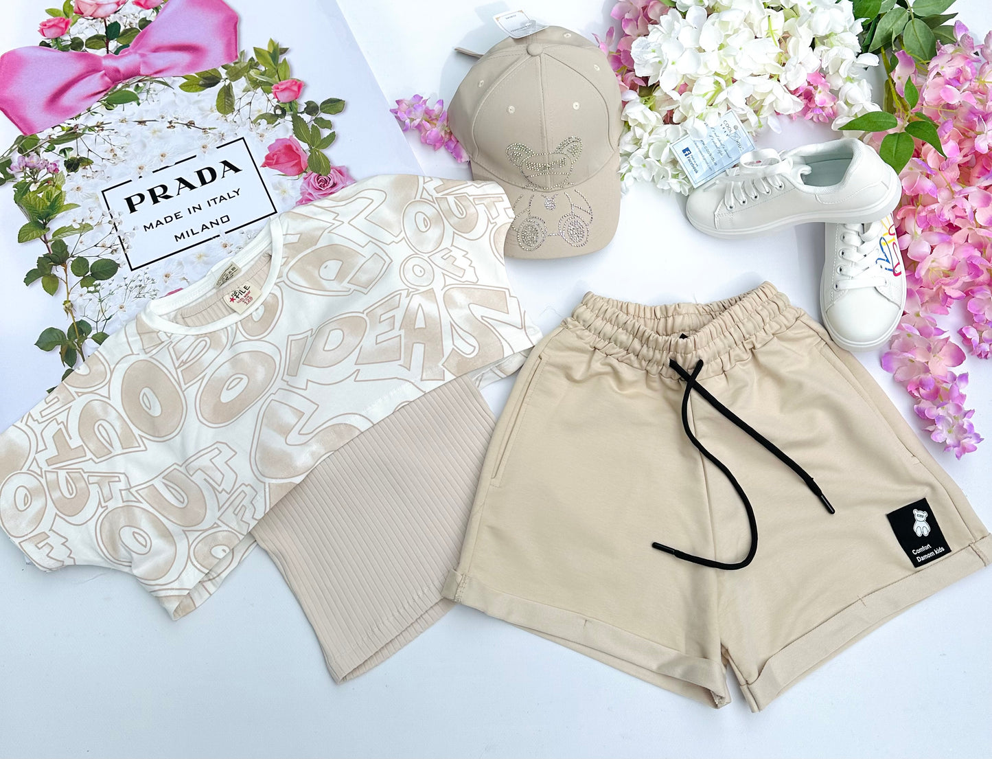 Beige shorts