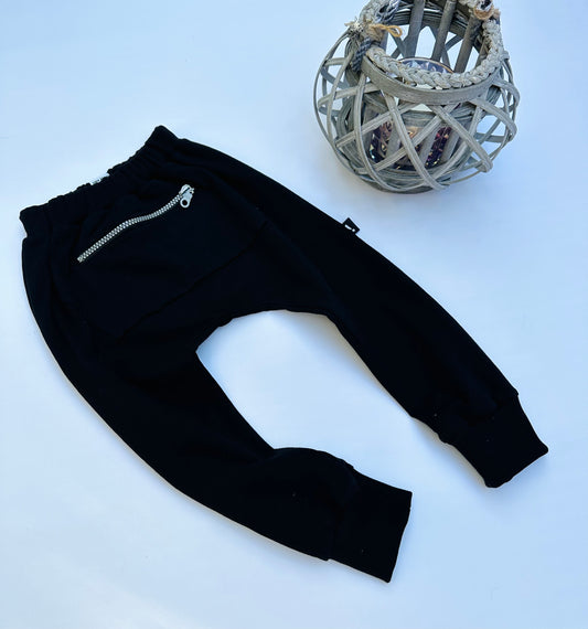 Black cotton pants